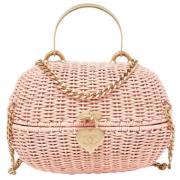 Pre-owned Fabric chanel-bags Chanel Vintage , Pink , Dames