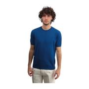 Blauw Crew Neck T-shirt Kangra , Blue , Heren