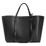 Carrie Shopper Big Handtas Pinko , Black , Dames