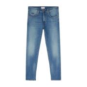 Blauwe Slim Denim Jeans GAS , Blue , Heren