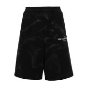 Logo Jersey Shorts 44 Label Group , Black , Heren