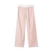 Gestreepte Helsy Wijde Pijp Broek By Herenne Birger , Pink , Dames