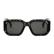 Zwarte zonnebril dames accessoires Aw23 Fendi , Black , Dames