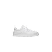 Casual Leren Sneaker met Geperforeerde Gaten Sneaky Steve , White , Un...