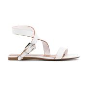 Platte Sandalen Xlcst Lauren Model Paris Texas , White , Dames