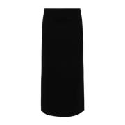 Stijlvolle Midi Rok P.a.r.o.s.h. , Black , Dames