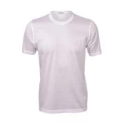 Witte Katoenen T-shirt Klassieke Stijl Gran Sasso , White , Heren