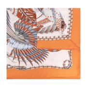 Zijden sjaal Salvatore Ferragamo , Orange , Dames