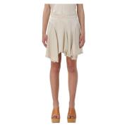 Chique Awen Rok Isabel Marant , Beige , Dames