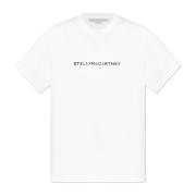 T-shirt met logo Stella McCartney , White , Dames