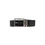 Dubbelzijdige riem Salvatore Ferragamo , Black , Heren