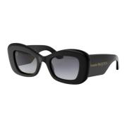 Stijlvolle zonnebril Am0434S Alexander McQueen , Black , Dames