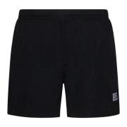 Zwarte Ss23 Zwemkleding Shorts voor Heren C.p. Company , Black , Heren