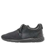 Pre-owned Leather sneakers Louis Vuitton Vintage , Black , Heren