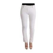 Skinny Jeans Ermanno Scervino , White , Dames