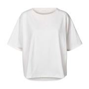 Witte T-shirt Margot Top Rabens Saloner , White , Dames
