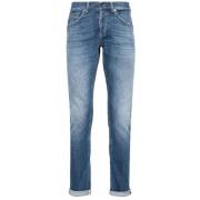 Slim-Fit Jeans voor Mannen Dondup , Blue , Heren
