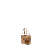 Elegante Knopen Klei Clutch Tas THEMOIRè , Brown , Dames