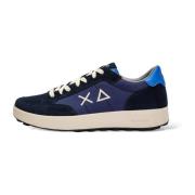 Genius Navy Blue Herensneakers Sun68 , Blue , Heren