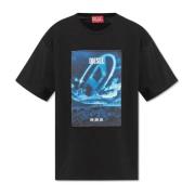 T-shirt `T-Boxt-Q16` Diesel , Black , Heren