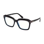 Zwarte Optische Brillen Dames Accessoires Tom Ford , Black , Dames