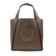 ‘Shopper’ Tas ‘Logo Tote’ Stella McCartney , Brown , Dames