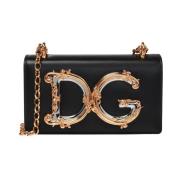 'DG Girls' schoudertas Dolce & Gabbana , Black , Dames