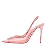 Pre-owned Leather heels Aquazzura Pre-owned , Pink , Dames