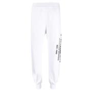 Graffiti Logo Jogger Broek Alexander McQueen , White , Dames