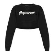 Korte sweatshirt Dsquared2 , Black , Dames