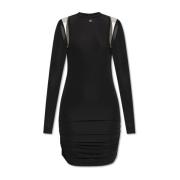 Jurk met logo Dsquared2 , Black , Dames