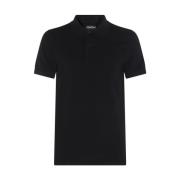 Zwarte T-shirts en Polos - Stijl/Model Naam Tom Ford , Black , Heren