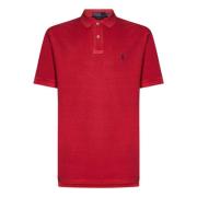 Rode Polo Shirt met Pony Borduurwerk Ralph Lauren , Red , Heren