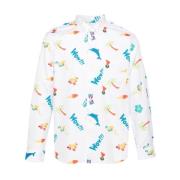 Gedrukt Overhemd Comme des Garçons , Multicolor , Heren