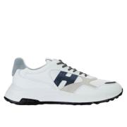 Hyperlight Wit Blauw Grijs Sneakers Hogan , Multicolor , Heren