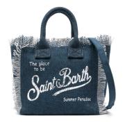 Vanity Mini Beach Bag MC2 Saint Barth , Blue , Dames