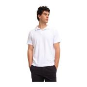 Luxe Katoenen Polo Shirt Peninsula , White , Heren