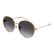 Black/Grey Sunglasses Gucci , Yellow , Dames