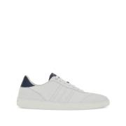 Witte Logo-Debossed Leren Sneakers Salvatore Ferragamo , White , Heren