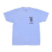 Rise Above Rose Classic Tee Obey , Blue , Heren