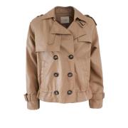 Kameel Beige Lichtgewicht Damesjas YES ZEE , Brown , Dames