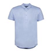 Slim Fit Linen Polo Shirt Orlebar Brown , Blue , Heren