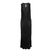 Zwart Sequin Mesh V-Hals Midi Jurk Rotate Birger Christensen , Black ,...