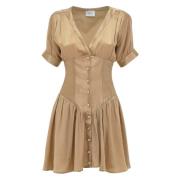 Vence Mini Dress MVP wardrobe , Brown , Dames