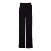 Wijde Zwarte Broek Vintage Stijl Pinko , Black , Dames