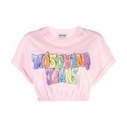 Roze T-shirts en Polos Moschino , Pink , Dames