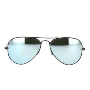 Iconische Aviator Zonnebril Ray-Ban , Black , Heren