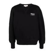 Zwarte Logo Sweatshirt Aw23 Alexander McQueen , Black , Heren