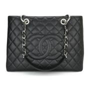 Pre-owned Leather chanel-bags Chanel Vintage , Black , Dames