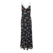 Maxi Jurk met Rozenprint MultiColor Rotate Birger Christensen , Multic...